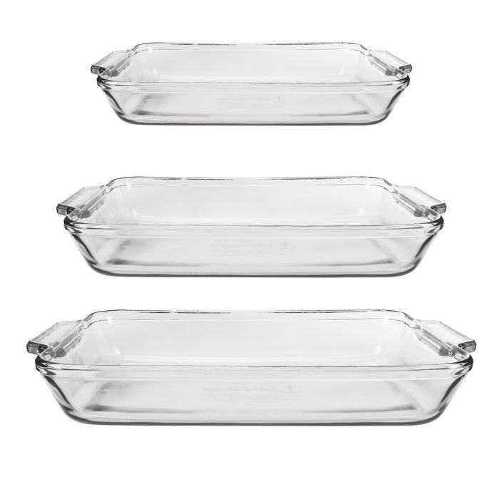 Anchor Hocking 3 Piece Bakeware Set & Reviews Wayfair